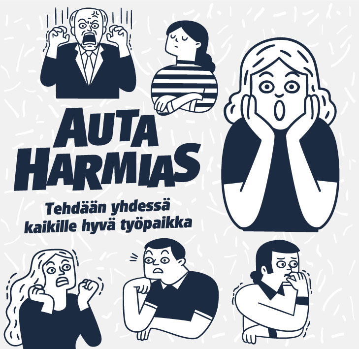 Animaatiokuva erilaisista tunnetiloista